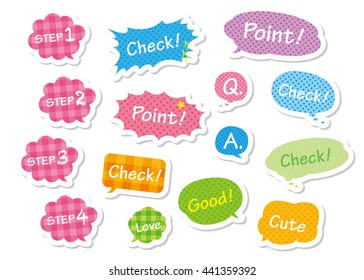 Navigation pins set Vector
