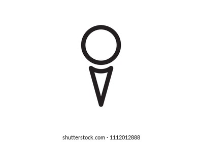 navigation, pointer, icon illustration