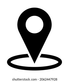 navigation pointer on white background