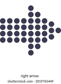 Navigation or Right Arrow or  Direction Icon Concept