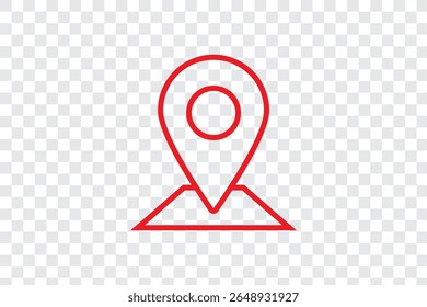 ícone de rota de navegação assinar vetor