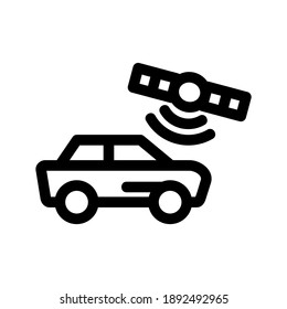 navigation satellite icon or logo isolated sign symbol vector illustration - high quality black style vector icons
