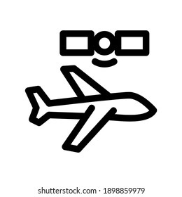 navigation satellite icon or logo isolated sign symbol vector illustration - high quality black style vector icons
