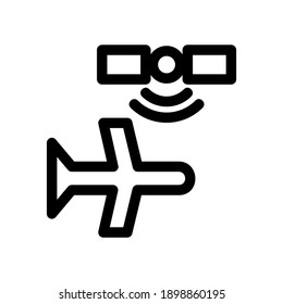 navigation satellite icon or logo isolated sign symbol vector illustration - high quality black style vector icons
