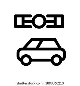 navigation satellite icon or logo isolated sign symbol vector illustration - high quality black style vector icons
