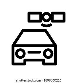 navigation satellite icon or logo isolated sign symbol vector illustration - high quality black style vector icons
