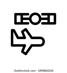 navigation satellite icon or logo isolated sign symbol vector illustration - high quality black style vector icons

