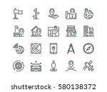 Navigation. Set of outline vector icons. Includes such as Satellite, Index, Map and other. Editable Stroke. 48x48 Pixel Perfect