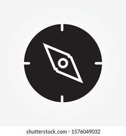 Navigation sign Icon Badge Vector