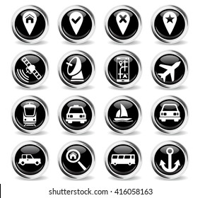 Navigation simply symbol for web icons and user interface