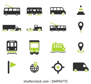 Navigation simply vector icon set