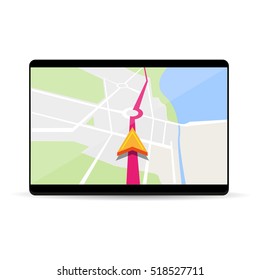 Navigation in smartphone and tablet