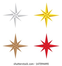 Navigation Star Icon Stock Vector (Royalty Free) 147094490 | Shutterstock