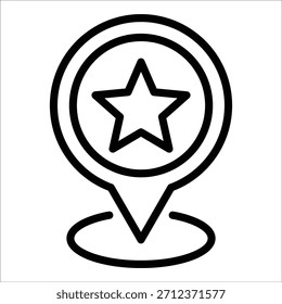 Navigationsstern-Symbolelement für Design