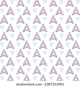 Navigation symbol seamless pattern trendy design creative vector background
