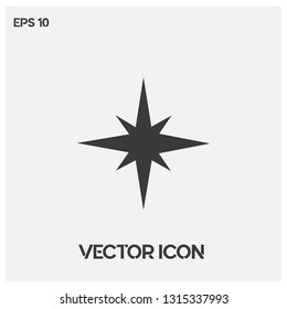 Navigation symbol vector icon. Light background. Premium quality.