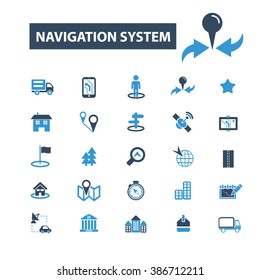 navigation system icons
