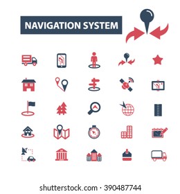 navigation system icons

