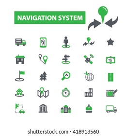 navigation system icons
