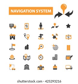 navigation system icons
