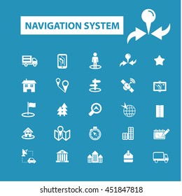 iconos del sistema de navegación
