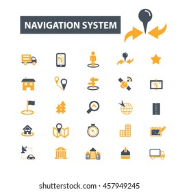 navigation system icons