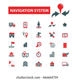 navigation system icons