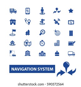 navigation system icons