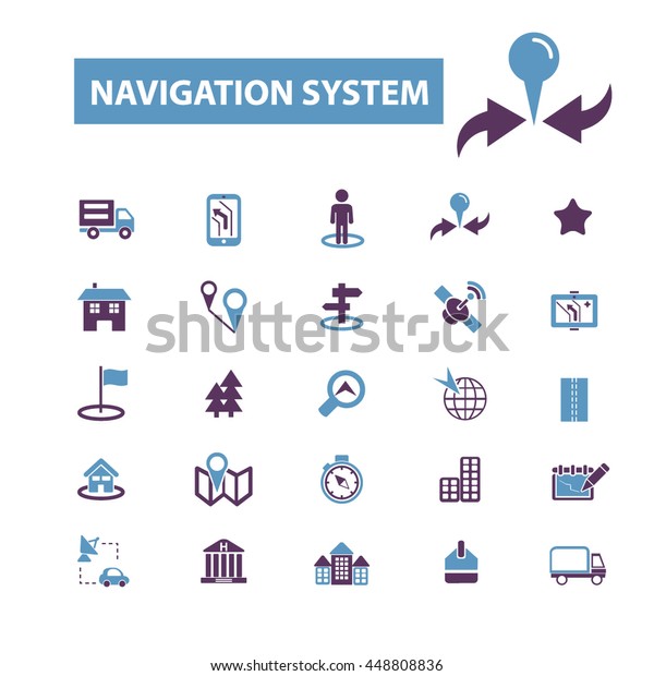 navigation system\
icons