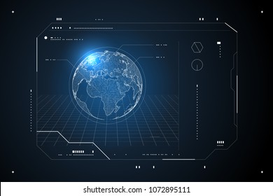 The navigation system, the interface design of the sense of science and technology.