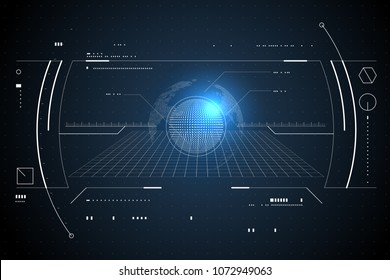 The navigation system, the interface design of the sense of science and technology.