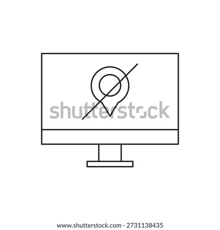 Navigation tracking off on computer screen