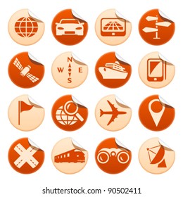 Navigation and transport stickers