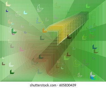 navigation vector elements