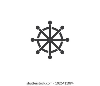 Navigation vector icon