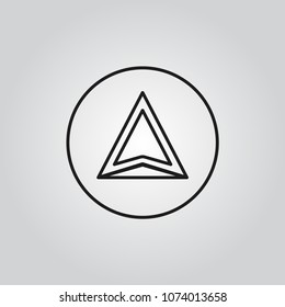 Navigation vector icon