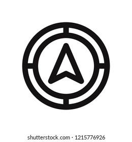 Navigation vector icon