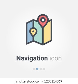 navigation vector icon