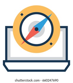 Navigation Vector Icon 