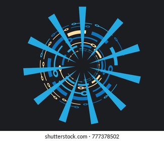 Navigation vector icon