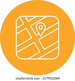 Icono del vector de navegación. Se puede usar para imprimir, móviles y aplicaciones web.