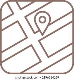 Navigation vector icon. Can be used for printing, mobile and web applications.