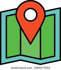 Icono del vector de navegación. Se puede usar para imprimir, móviles y aplicaciones web.