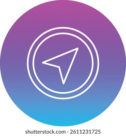 Navigation vector icon. Can be used for printing, mobile and web applications.