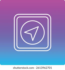 Navigation vector icon. Can be used for printing, mobile and web applications.