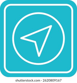 Navigation vector icon. Can be used for printing, mobile and web applications.