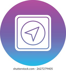 Navigation vector icon. Can be used for printing, mobile and web applications.