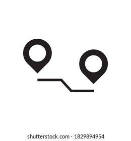 navigation vector icon design template
