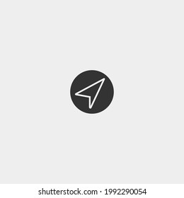 Navigation vector icon illustration sign
