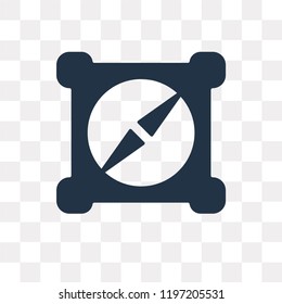 Navigation vector icon isolated on transparent background, Navigation transparency concept can be used web and mobile